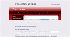 Desktop Screenshot of dapoxetinerxshop.com